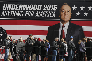 Underwood compite en precampaña presidencial EE.UU. en "House of Cards"