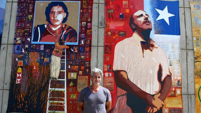El hijo de Letelier recuerda su muerte 40 años después con un expresivo mural