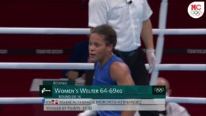 María Moronta primera boxeadora dominicana con victoria en unos Juegos Olímpicos