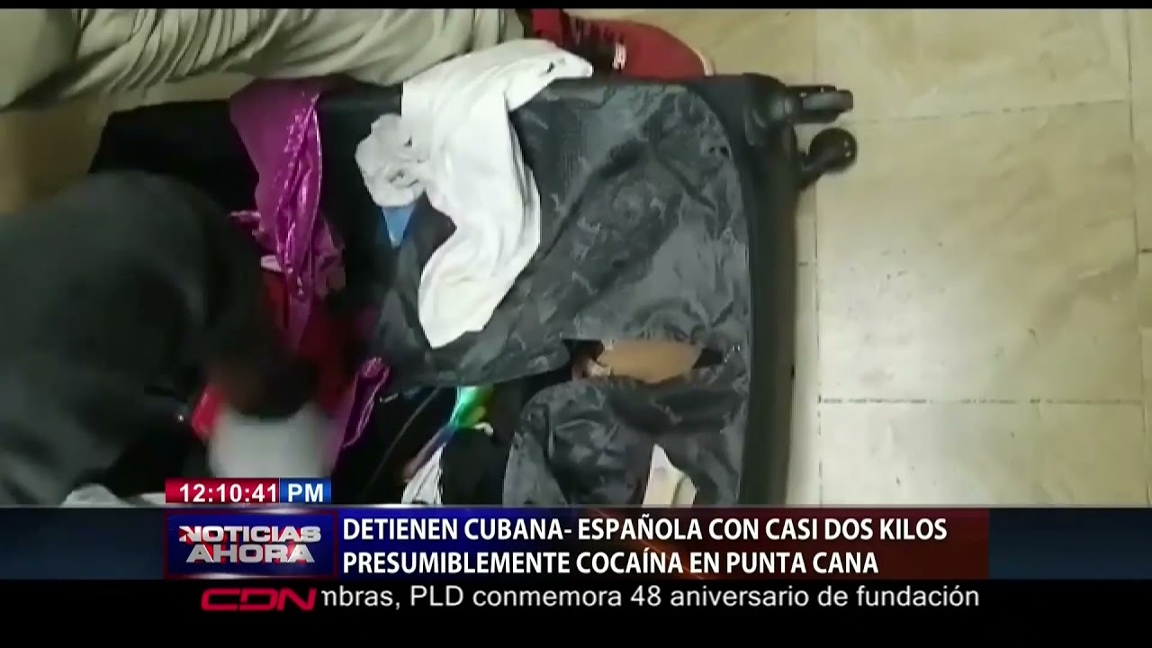 Detienen cubana-española con dos kilos presunta cocaína en Punta Cana