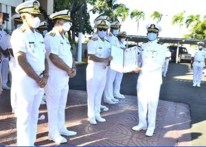 Armada reconoce a oficiales y marinos meritorios durante ceremonia